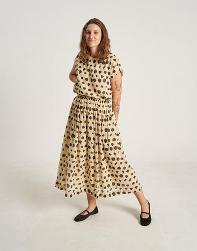 Whimsy Doodle Polka Top