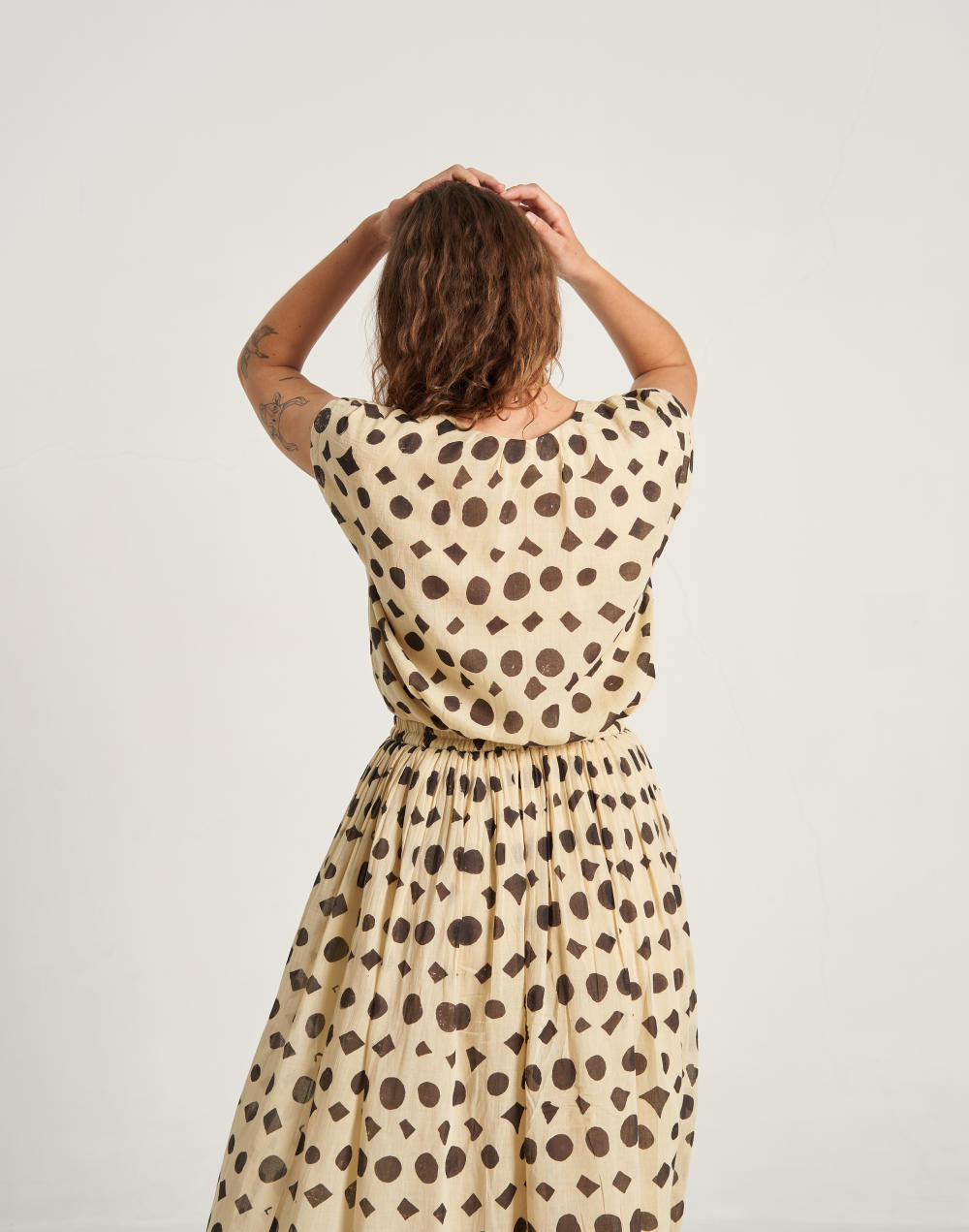 Whimsy Doodle Polka Top
