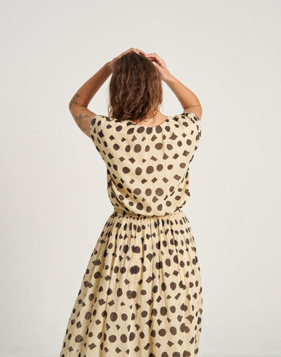 Whimsy Doodle Polka Top