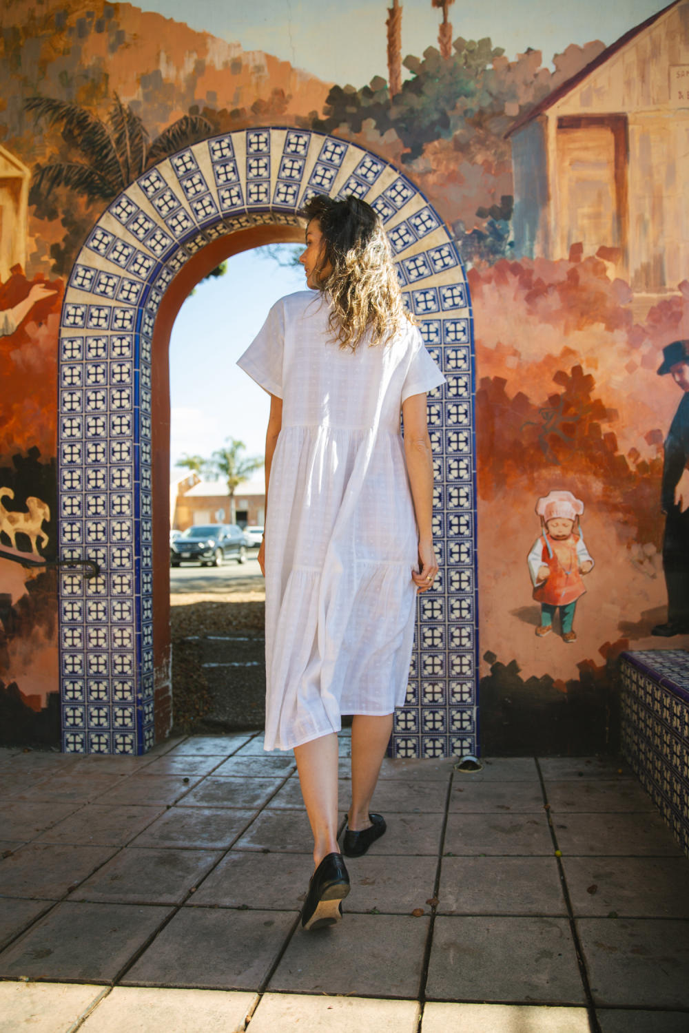 White Lily Dress-White
