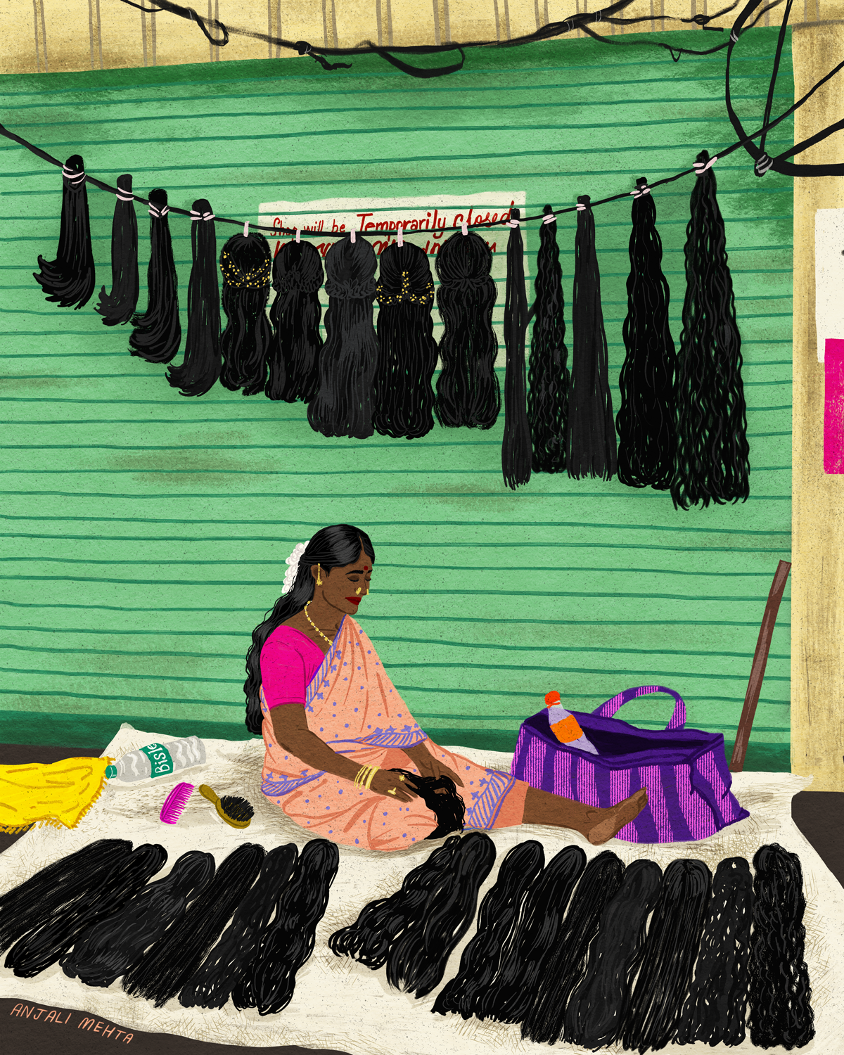 Wig seller