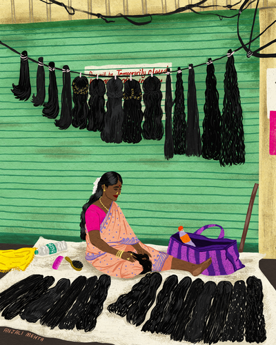 Wig seller