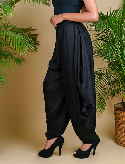 WRAP DHOTI-BLACK