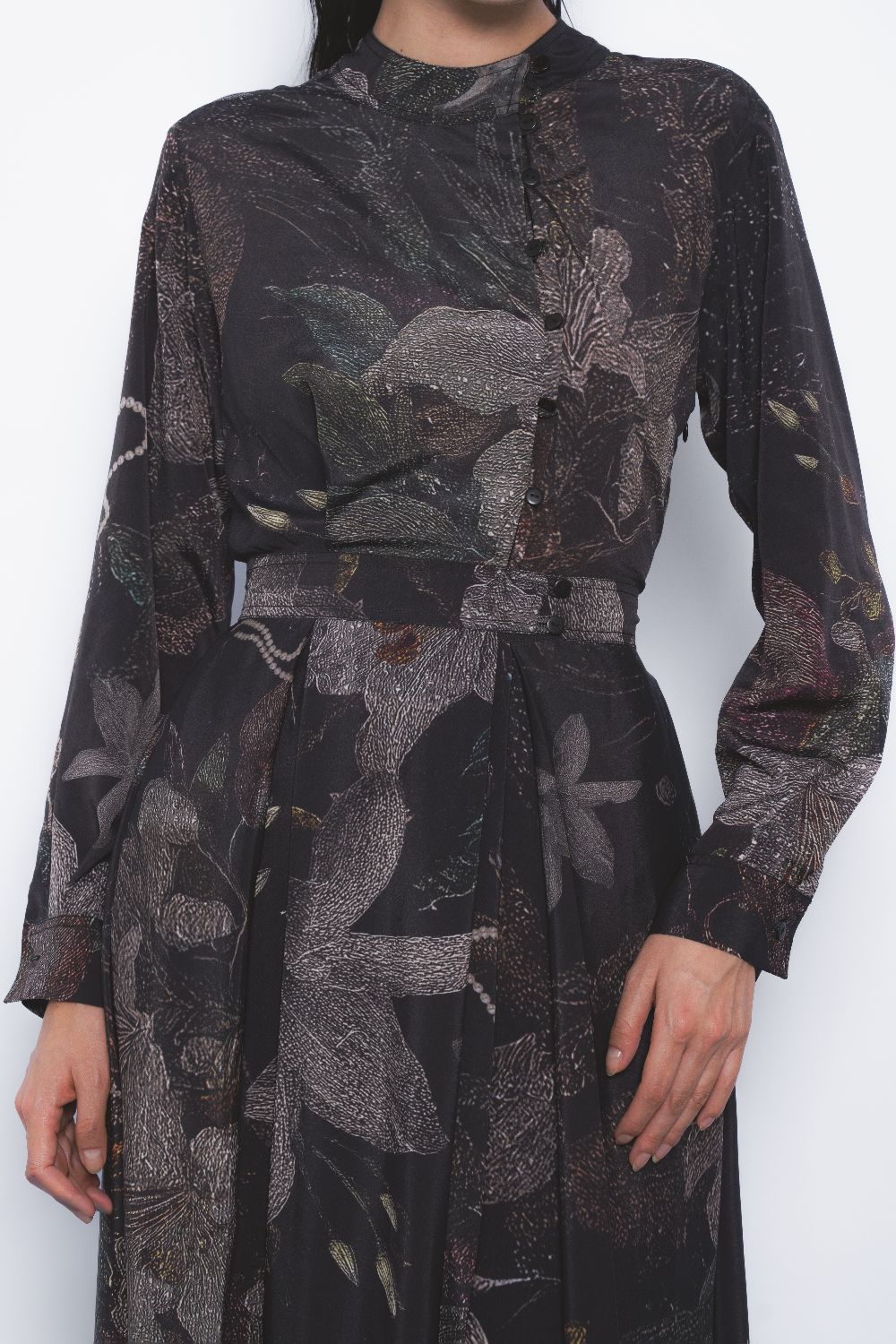 Wrap Dress in Silva Print