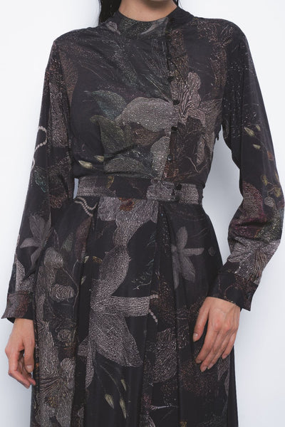 Wrap Dress in Silva Print