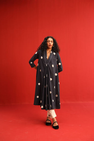 Polka A Line Kurta Set