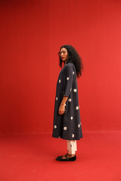 Polka A Line Kurta Set