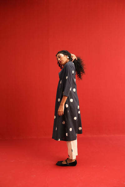 Polka A Line Kurta Set