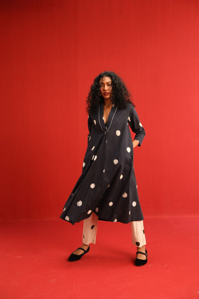 Polka A Line Kurta Set