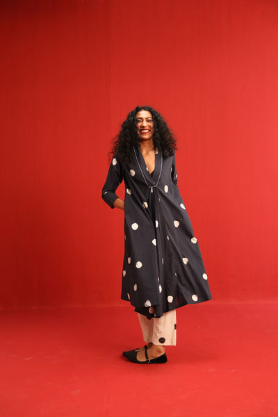 Polka A Line Kurta Set