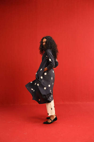 Polka A Line Kurta Set