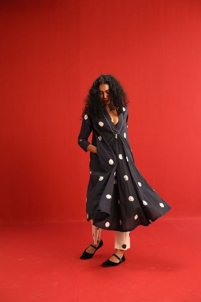 Polka A Line Kurta Set