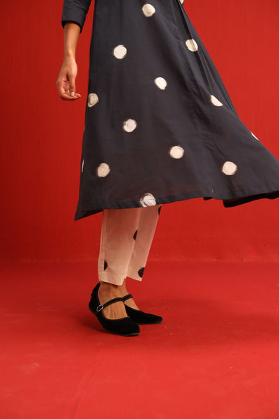 Polka A Line Kurta Set