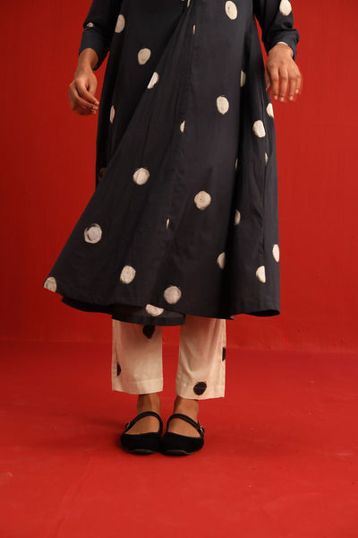 Polka A Line Kurta Set