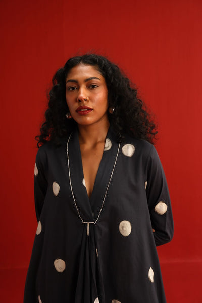 Polka A Line Kurta Set