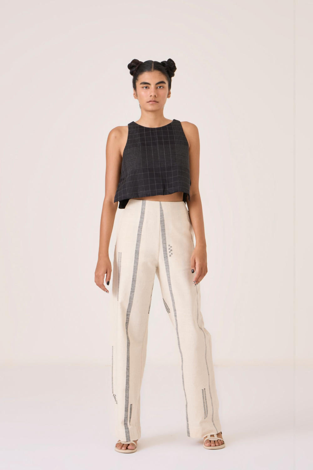 Yacine Handwoven Cotton Pants