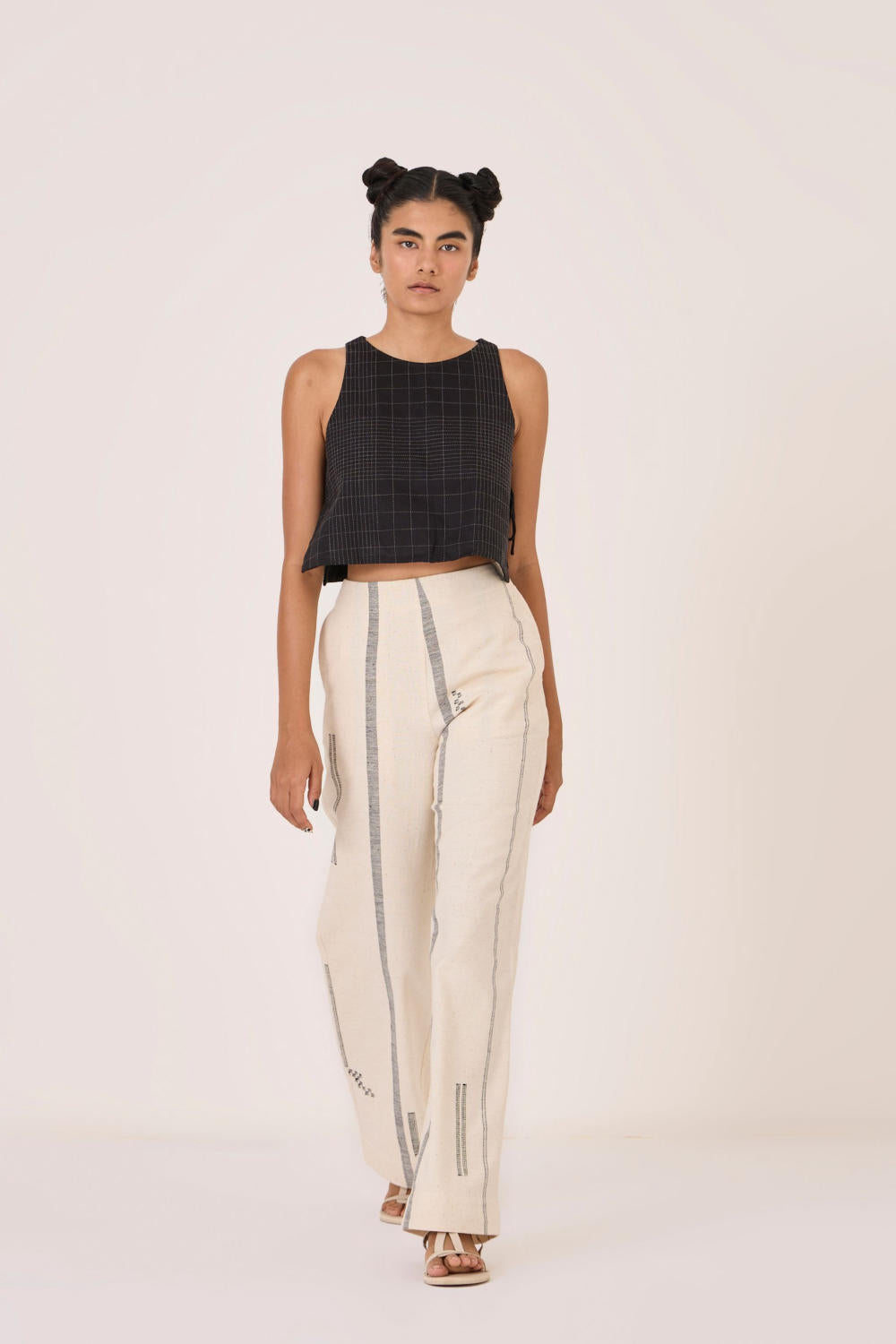 Yacine Handwoven Cotton Pants