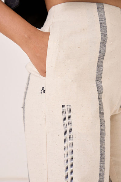 Yacine Handwoven Cotton Pants