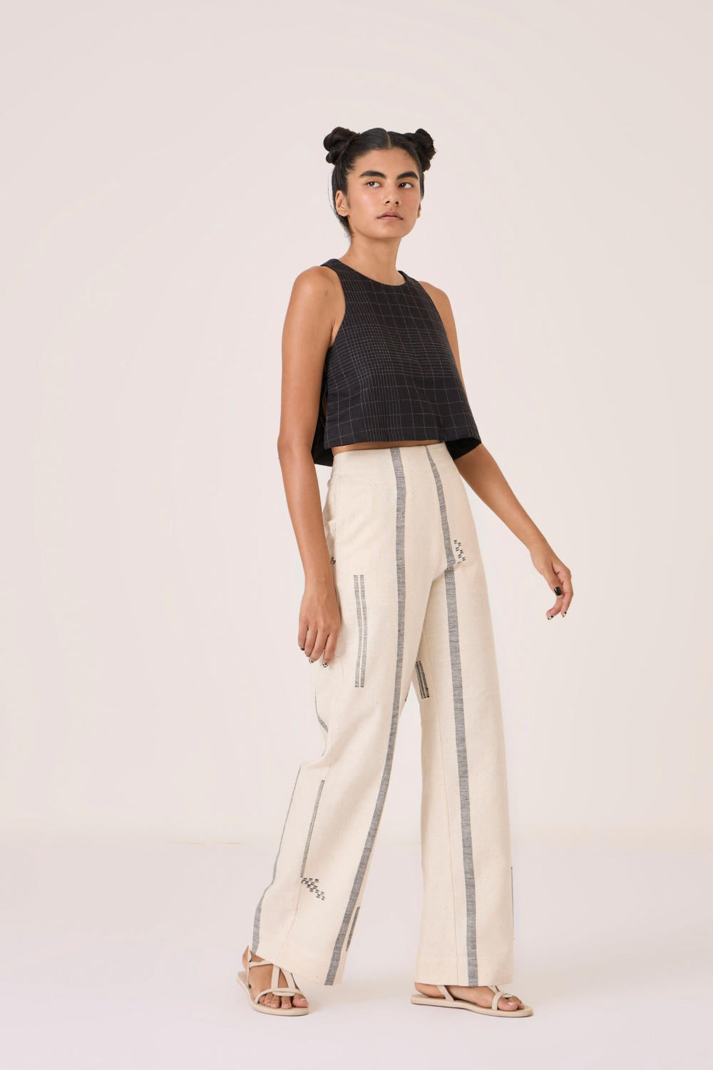 Yacine Handwoven Cotton Pants