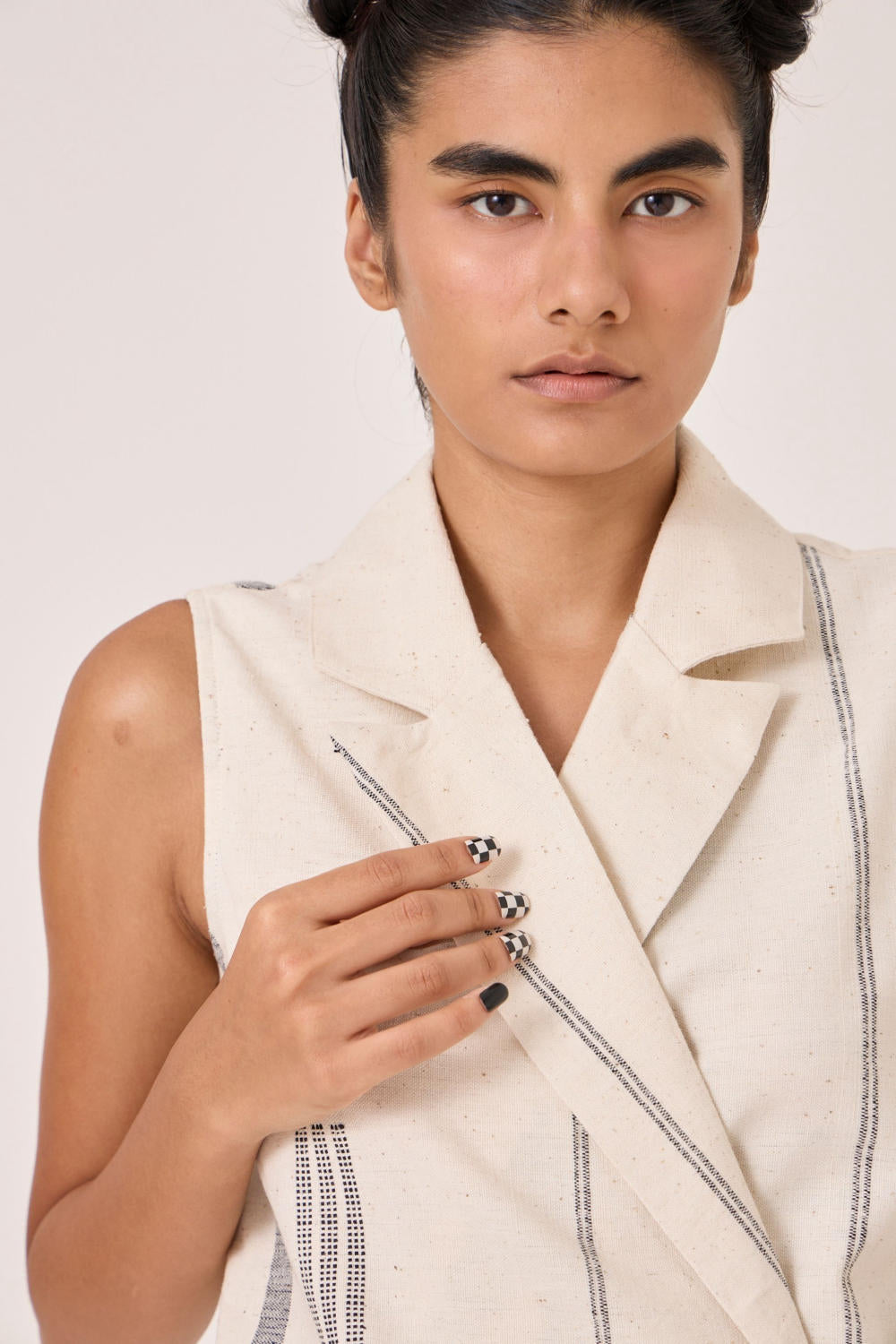 Yacine Handwoven Wrap Top