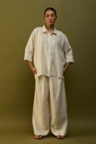 Yoko Forever Linen Co-ord Set - Off White