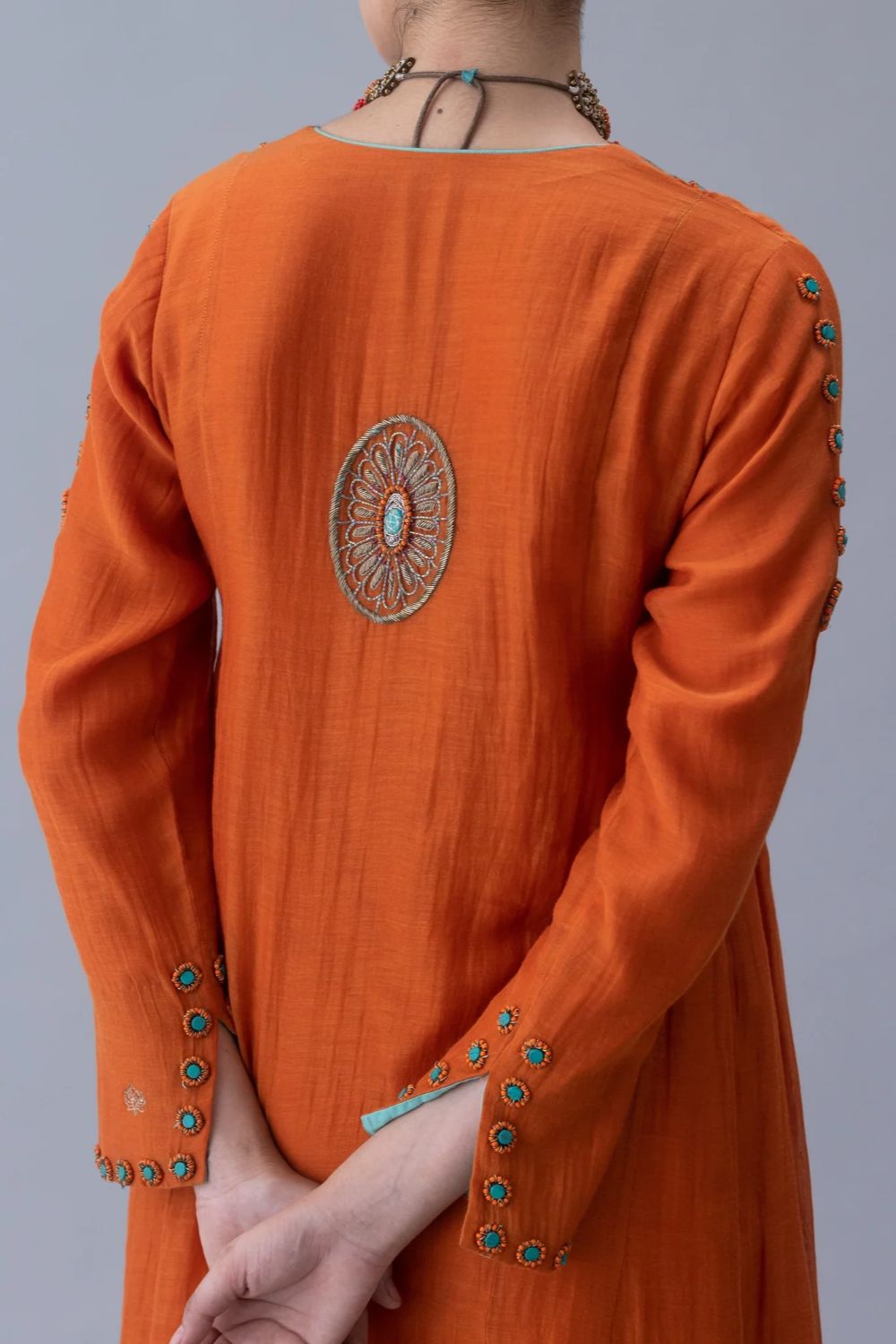 Yudron Kurta-Orange