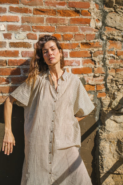 Zebra Crossing Shirt-Black & white