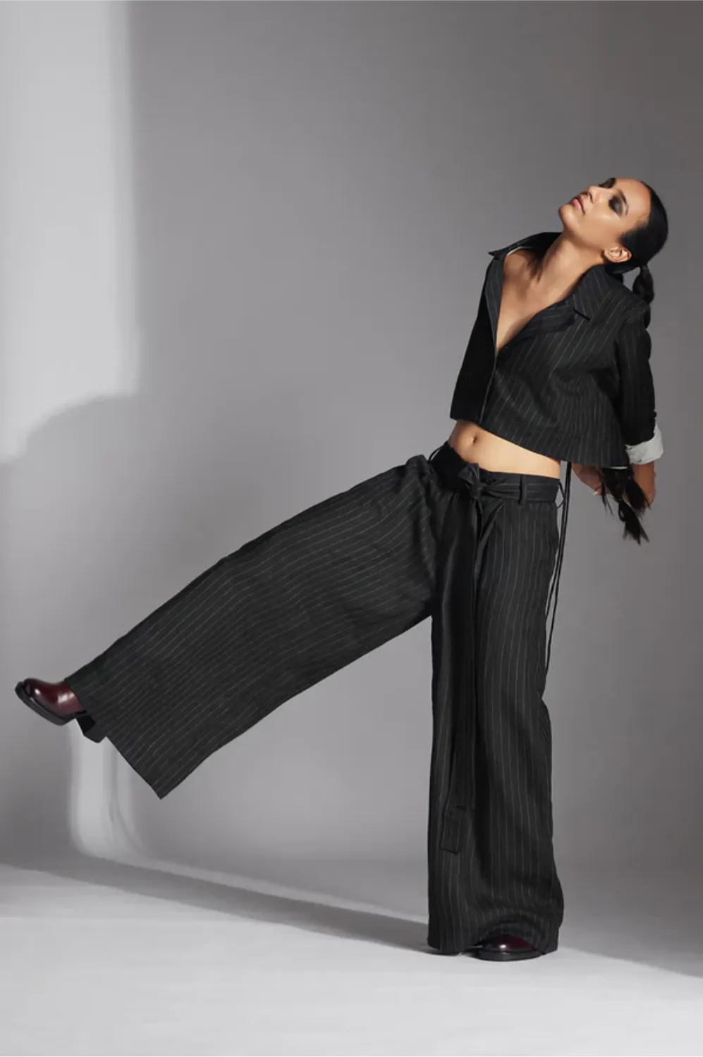 Zyra Jacket-Black and White