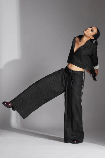 Zyra Jacket-Black and White