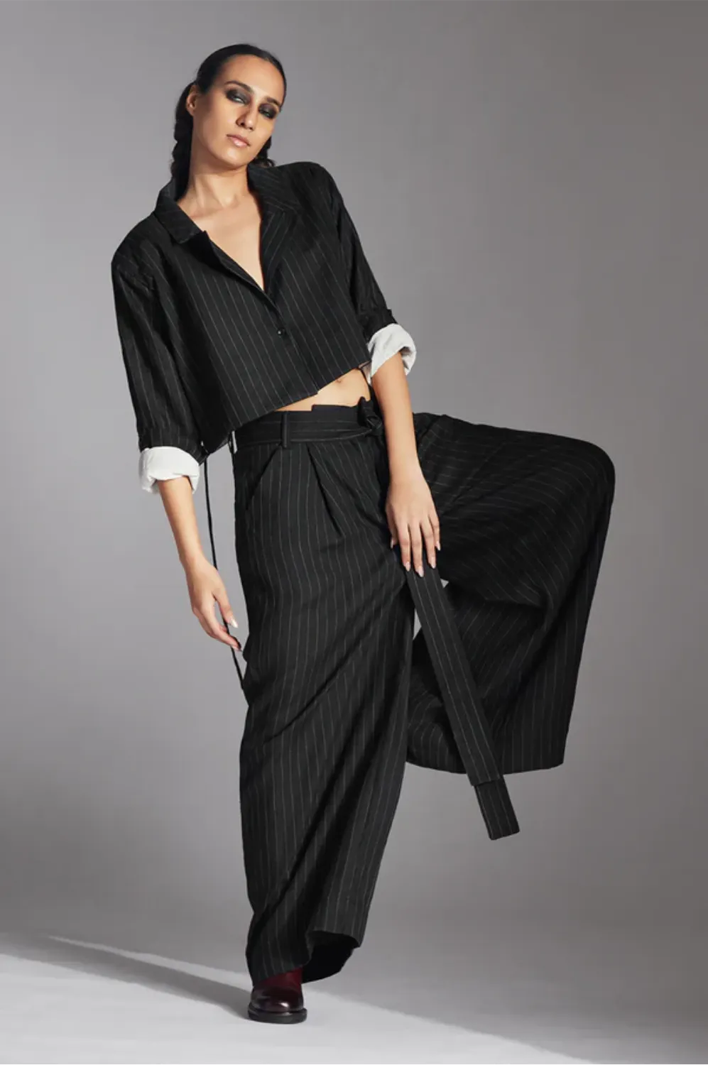 Zyra Jacket-Black and White