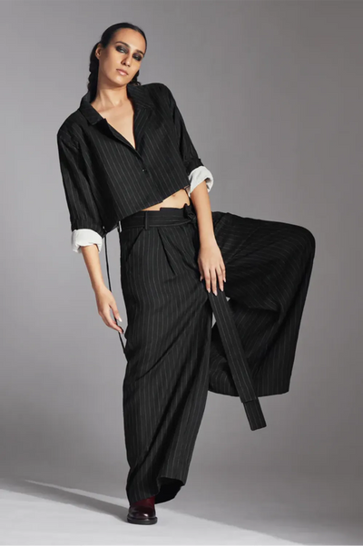 Zyra Jacket-Black and White