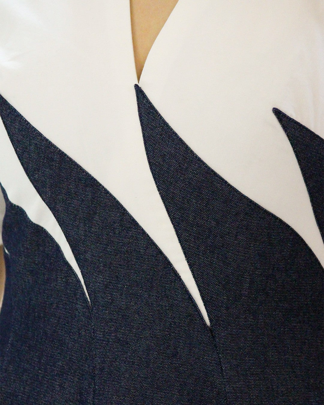 Yacht Dress-Blue & White
