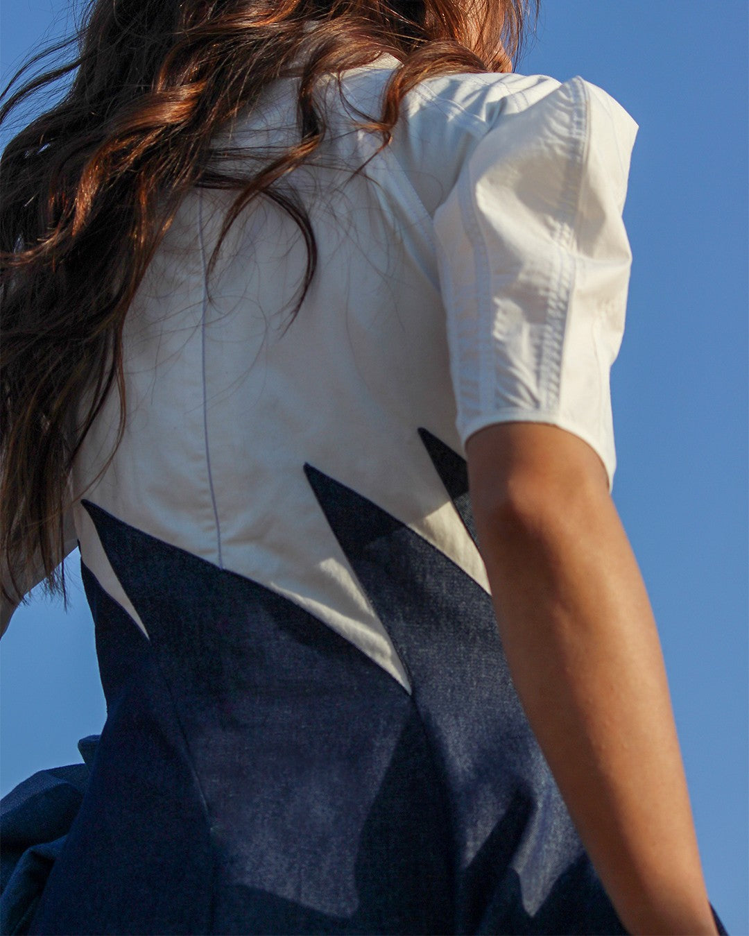 Yacht Dress-Blue & White