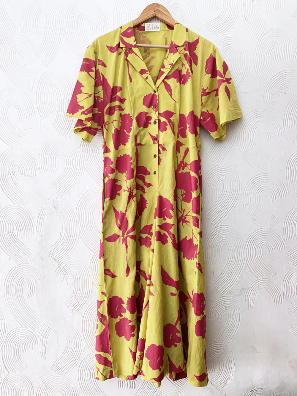 Neon Green Floral Jumpsuit