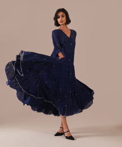 INDIGO ECHO DRESS
