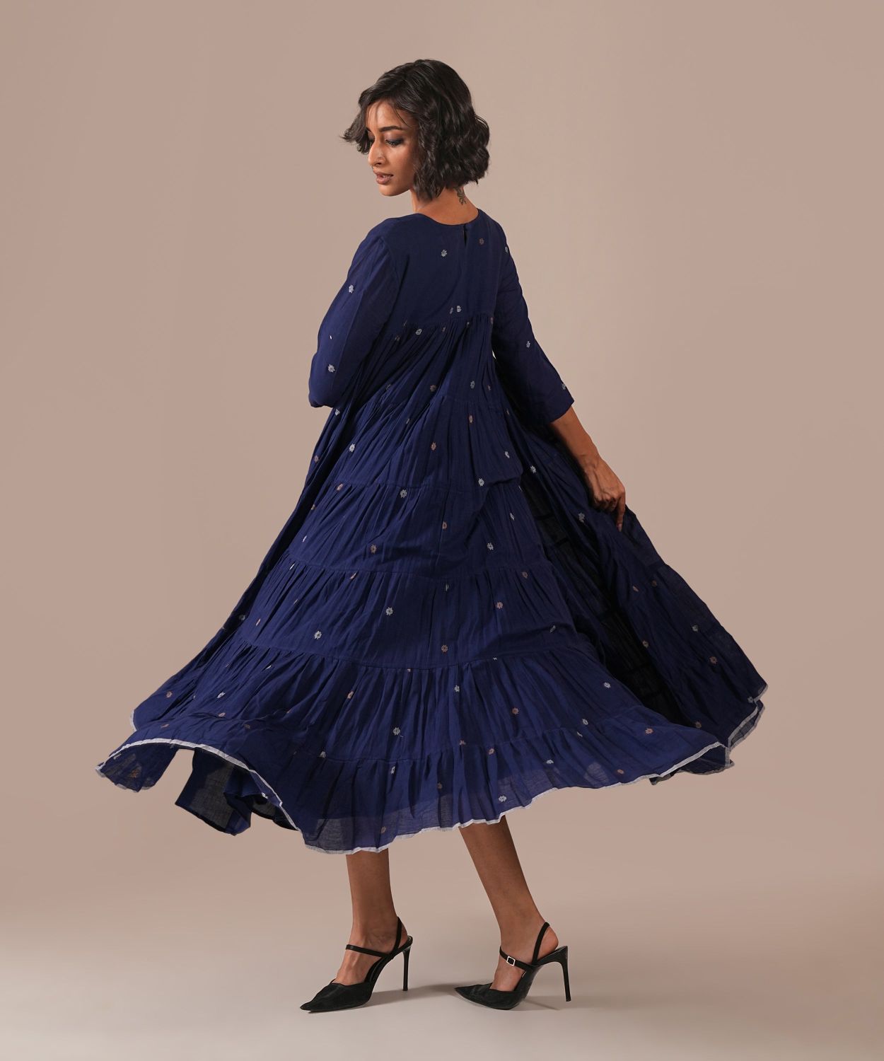 INDIGO ECHO DRESS