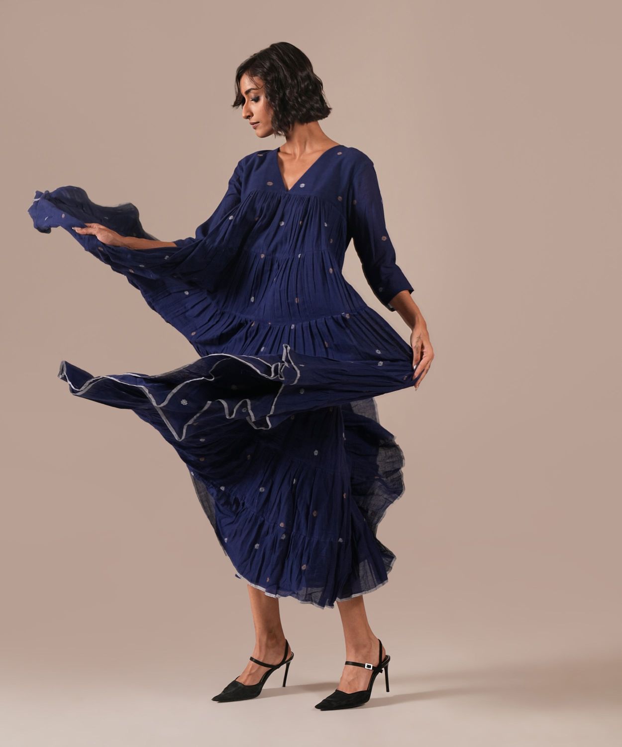 INDIGO ECHO DRESS