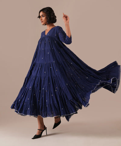 INDIGO ECHO DRESS