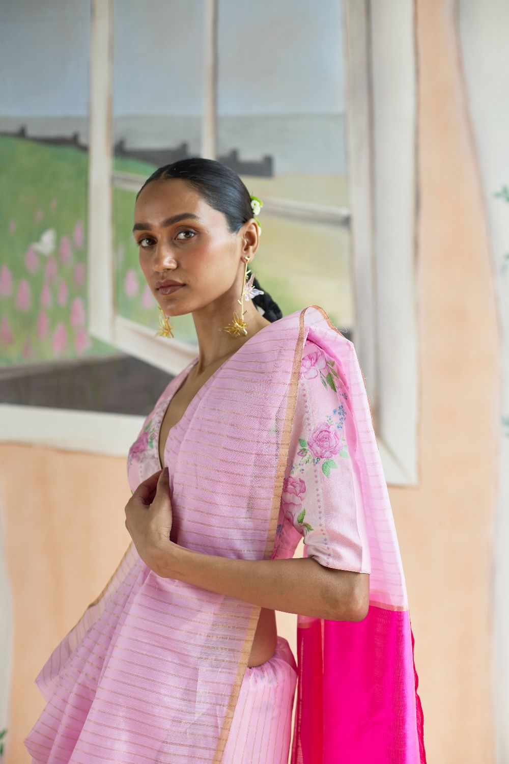 Dance With Me Chanderi Sari