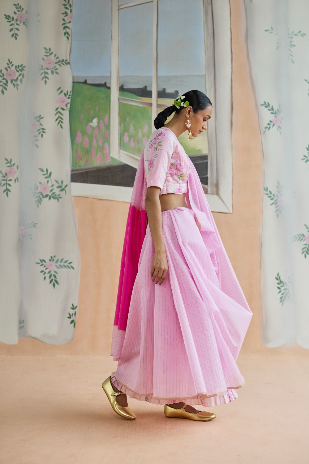 Dance With Me Chanderi Sari