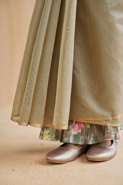 Dunes and Drift Chanderi Sari