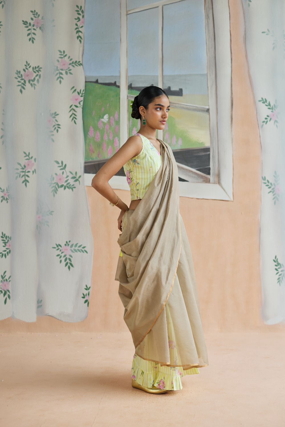 Sundaze Chanderi Sari