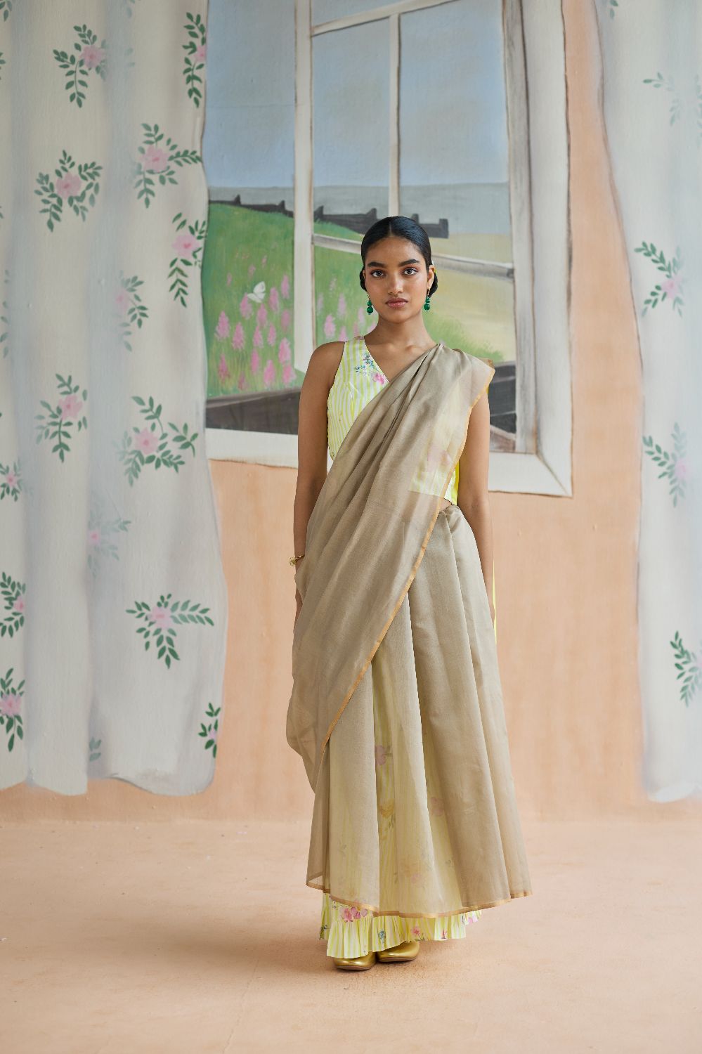 Sundaze Chanderi Sari