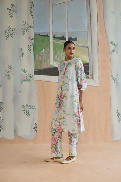 Sunbeam Long Kurta Set Linen