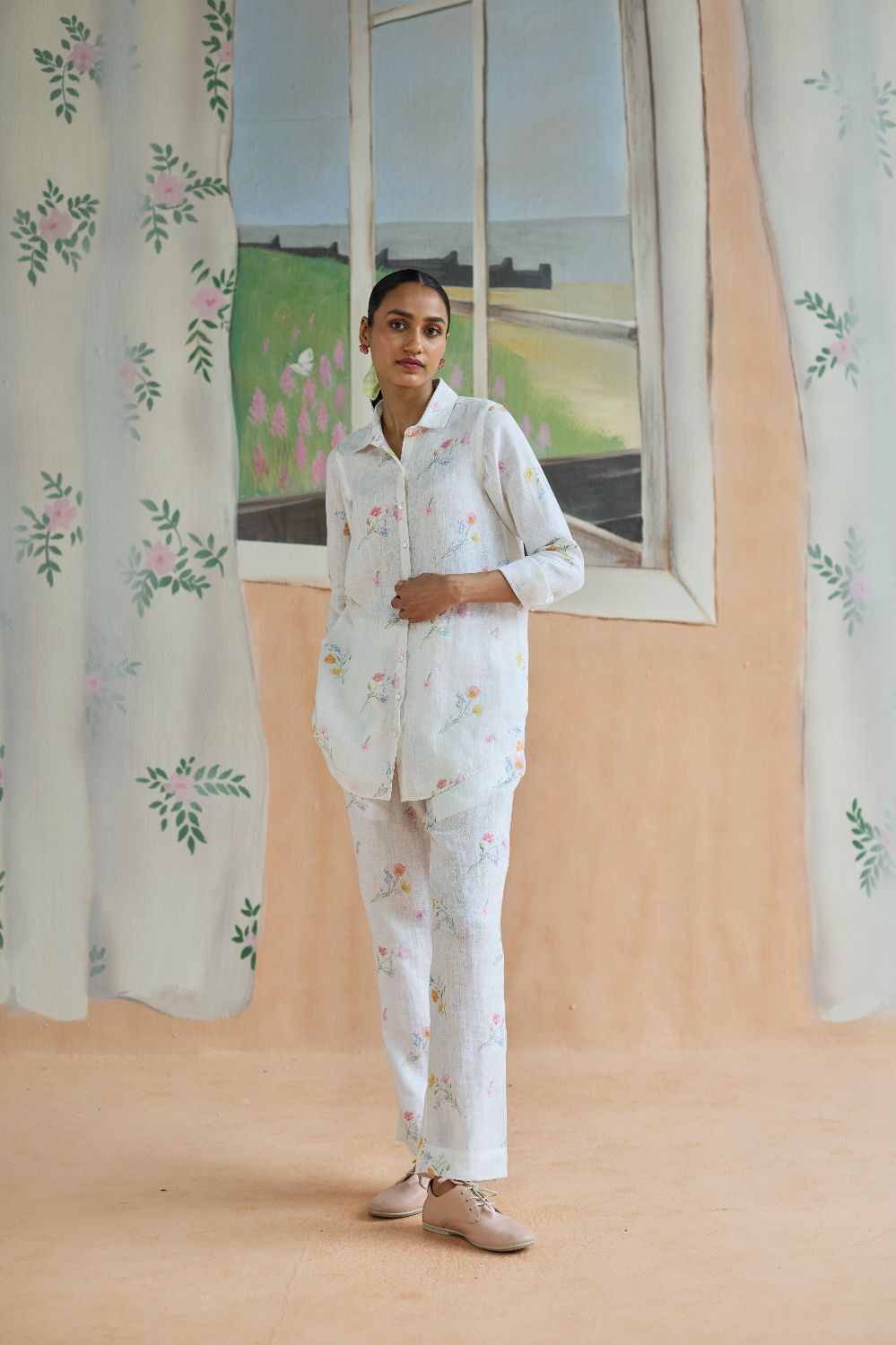 Florist Co-ord Set Linen