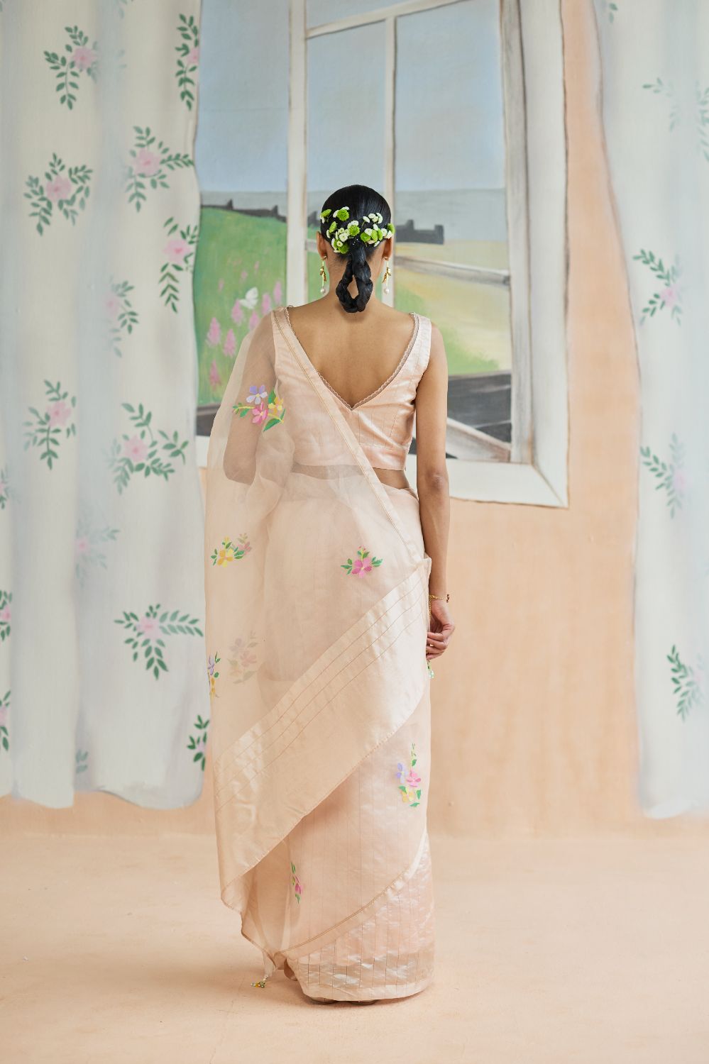 Soft Whisper Jamdani Sari