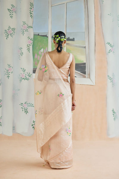 Soft Whisper Jamdani Sari