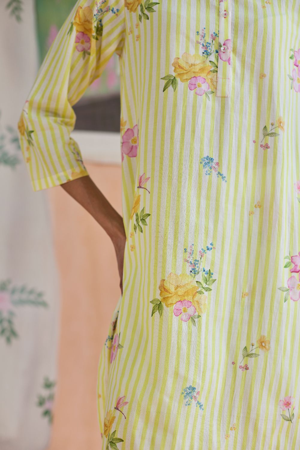 Serene Flora Mid Kurta Set