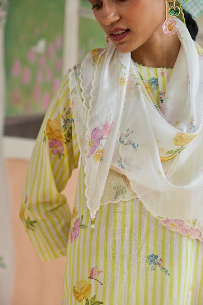 Serene Flora Mid Kurta Set