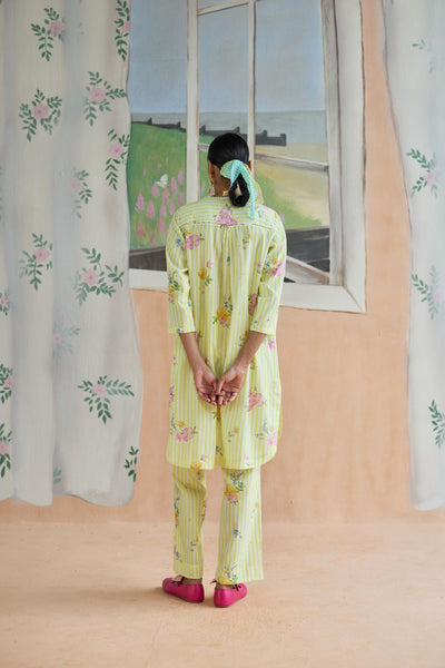 Serene Flora Mid Kurta Set